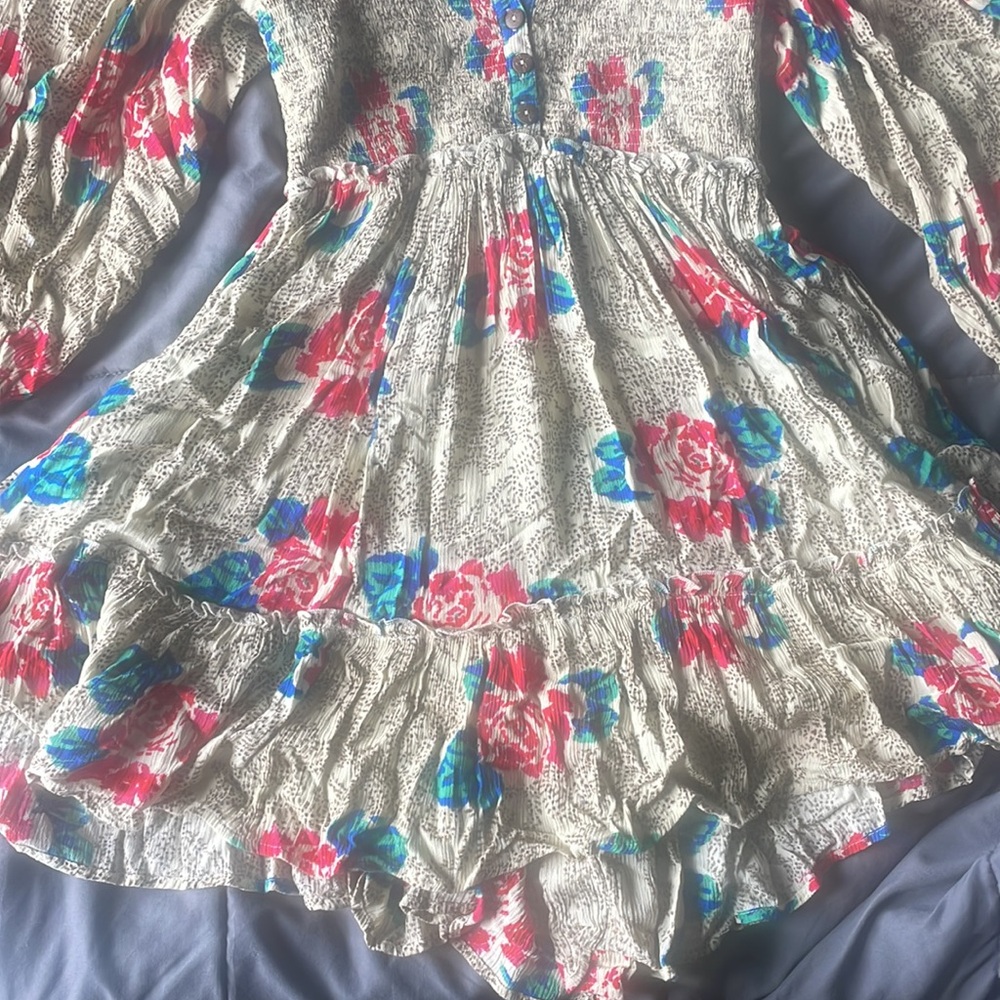 Free people floral mini dress - Picture 4 of 7